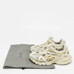 Pre Owned Balenciaga Track 2 Size 39 Multicolor Faux Leather and Mesh Low Top Sneakers