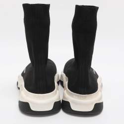 مملوكة مسبقًا Balenciaga Speed Size 36 Black Knit Fabric High Top Sneakers