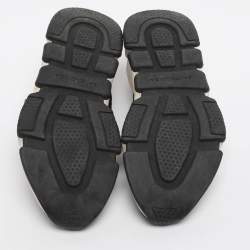 مملوكة مسبقًا Balenciaga Speed Size 36 Black Knit Fabric High Top Sneakers