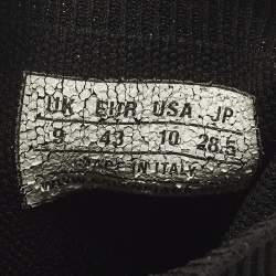 مملوكة مسبقًا Balenciaga Speed Trainer Size 43 Black Knit Fabric High Top Sneakers