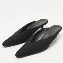 مملوكة مسبقًا صندل بالنسياغا قماش محاك أسود شفرة مقاس 39