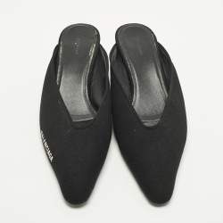 مملوكة مسبقًا صندل بالنسياغا قماش محاك أسود شفرة مقاس 39