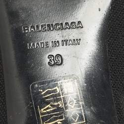 مملوكة مسبقًا صندل بالنسياغا قماش محاك أسود شفرة مقاس 39