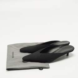 مملوكة مسبقًا صندل بالنسياغا قماش محاك أسود شفرة مقاس 39