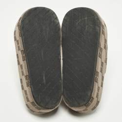 مملوكة مسبقًا Balenciaga Rise Size 39 Brown Canvas Platform Sandals