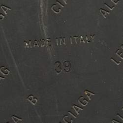 مملوكة مسبقًا Balenciaga Rise Size 39 Brown Canvas Platform Sandals