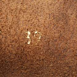 مملوكة مسبقًا حذاء بوت هارنس جلد بالنسياقا بني مقاس 39