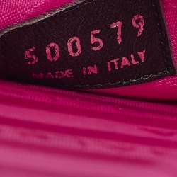 Pre Owned Balenciaga Hotel Size 39 Pink Fabric Flat Slides