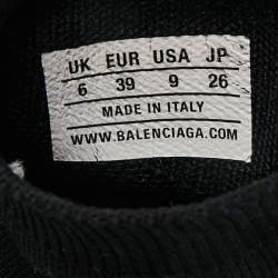 مملوكة مسبقًا حذاء رياضي بالنسياغا سبيد ترينر قماش تريكو غليتر فضي / أسود مقاس 37