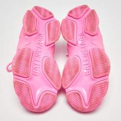 مملوكة مسبقًا Balenciaga Triple S Monoblock Size 37 Pink Rubber Low Top Sneakers