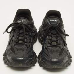 Pre Owned Balenciaga Track Size 39 Black Mesh and Rubber Lace Up Sneakers