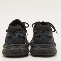 Pre Owned Balenciaga Track Size 39 Black Mesh and Rubber Lace Up Sneakers