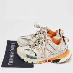 مملوكة مسبقًا Balenciaga Track Size 37 Tricolor Faux Leather and Mesh Low Top Sneakers