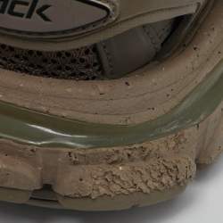 Pre Owned Balenciaga Track Size 39 Brown Leather and Mesh Low Top Sneakers