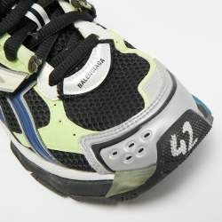 مملوكة مسبقًا حذاء رياضي بالنسياجا رنر 2.0 متعدد الألوان جلد صناعي وشبك عنق منخفض مقاس 38