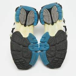 مملوكة مسبقًا حذاء رياضي بالنسياجا رنر 2.0 متعدد الألوان جلد صناعي وشبك عنق منخفض مقاس 38