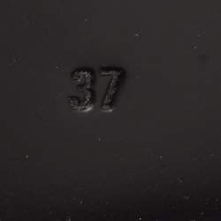 Pre Owned Balenciaga BB Logo Size 37 Black Leather Chelsea Ankle Boots