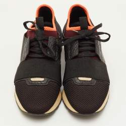 مملوكة مسبقًا Balenciaga Race Runner Size 40 Multicolor Leather, Mesh and Neoprene Low Top Sneakers