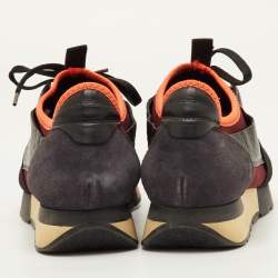 مملوكة مسبقًا Balenciaga Race Runner Size 40 Multicolor Leather, Mesh and Neoprene Low Top Sneakers