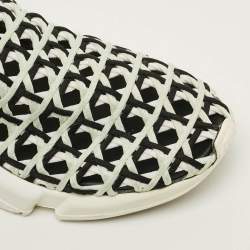 Pre Owned Balenciaga Speed Size 39 Multicolor Woven Fabric Slip On Sneakers