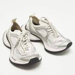 Pre Owned Balenciaga Circuit Size 36 White Mesh Low Top Sneakers