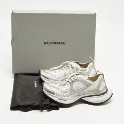 Pre Owned Balenciaga Circuit Size 36 White Mesh Low Top Sneakers