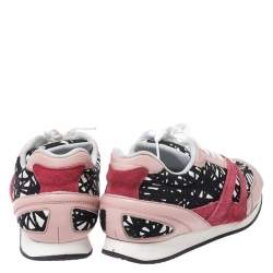 Balenciaga Multicolor Fabric/Leather and Suede Sneakers Size 38