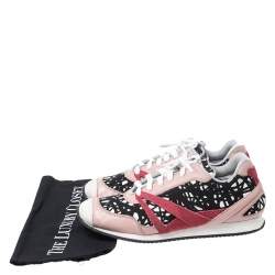 Balenciaga Multicolor Fabric/Leather and Suede Sneakers Size 38