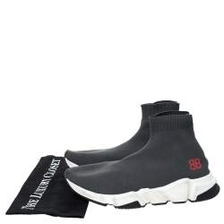 Pre Owned حذاء رياضي بالنسياغا سبيد ترينر تريكو طباعة رصاصي مقاس 41