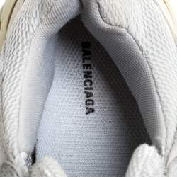 مملوكة مسبقًا Balenciaga Tri Color Mesh And Leather Triple S Low Top Sneakers Size 37