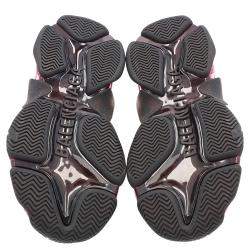 Pre Owned Balenciaga Black/Pink Triple S Clear Sole Sneakers Size 39