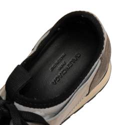 Balenciaga Multicolor Leather And Suede Race Runner Sneakers Size 36