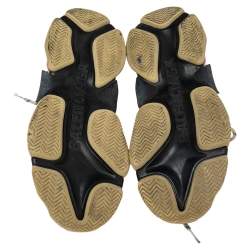 Balenciaga Multicolor Nubuck Leather And Mesh Triple S Sneakers Size 39