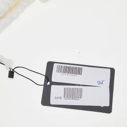 Pre Owned Balenciaga Grey Leather Arena Studded Strappy Flats Size 38