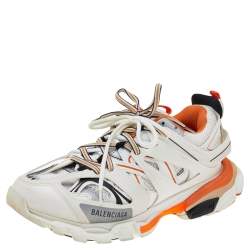 Balenciaga track best sale sneakers white orange