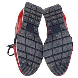 حذاء رياضي بالنسياغا ريس رانر جلد وشبكة متعدد الألوان مقاس 41