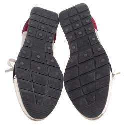 حذاء رياضي بالنسياغا ريس رانر شبكة وجلد متعدد الألوان بعنق منخفض مقاس 35