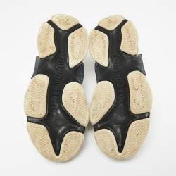 Pre Owned حذاء رياضي بالنسياغا تربل أس شبك وجلد رصاصي فاتح/أسود مقاس 41