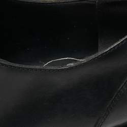 Balenciaga Black Leather Studded Oxfords Size 39