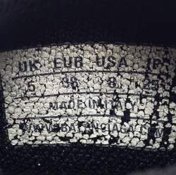 Pre Owned Balenciaga Black Knit Fabric Speed Trainer Sneakers Size 38