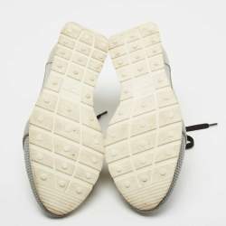 مملوكة مسبقًا Balenciaga Multicolor Mesh, Leather and Neoprene Race Runner Sneakers Size 39