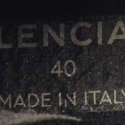 مملوكة مسبقًا Balenciaga Black Knit Fabric Speed Trainer Slip On Sneakers Size 40