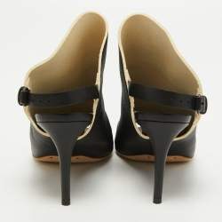 Pre Owned Balenciaga Black Leather Glove Sandals Size 37