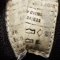 مملوكة مسبقًا Balenciaga Yellow/Grey Leather and Mesh Track Sneakers Size 37