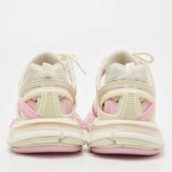 Pre Owned Balenciaga Multicolor Leather and Mesh Track Sneakers Size 40
