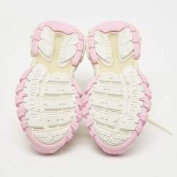 Pre Owned Balenciaga Multicolor Leather and Mesh Track Sneakers Size 40