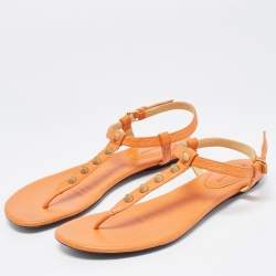 balenciaga sandals orange