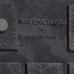 Pre Owned Balenciaga Multicolor Leather and Mesh Race Runner Sneakers Size 38