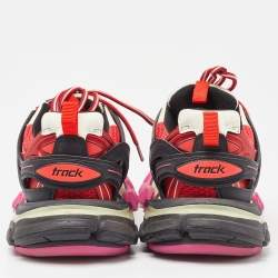 مملوكة مسبقًا حذاء رياضي بالنسياغا شبكة وجلد  ثلاثي اللون مقاس 37