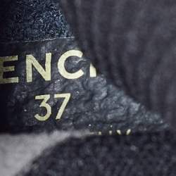 Pre Owned Balenciaga Black Knit Fabric Speed Trainer Sneakers Size 37